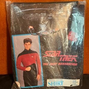 Star Trek The Next Generation Red and Black Shirt
